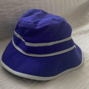 TNA Blue Bassett Topstitch Bucket Hat